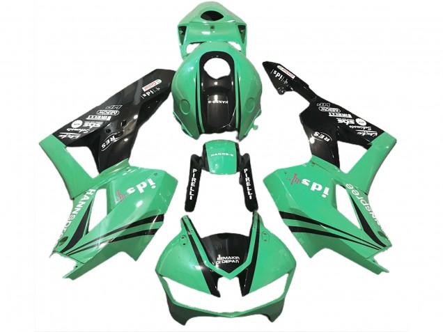13-23 Spezial Grün & Logos CBR600RR Motorrad Verkleidung