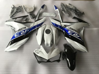 15-18 Weiß Blau & Schwarz R3 Motorrad Verkleidung