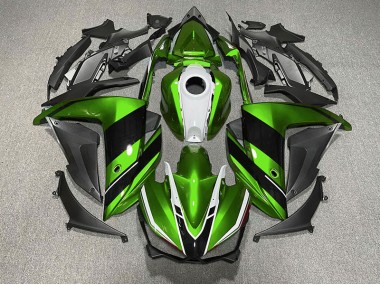 15-18 Grün Schwarz & Weiß R3 Motorrad Verkleidung