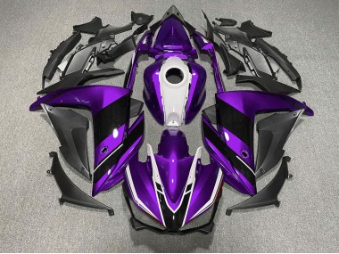 15-18 Lila-Schwarz-Weiß R3 Motorrad Verkleidung
