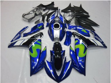 15-18 Movistar R3 Motorrad Verkleidung