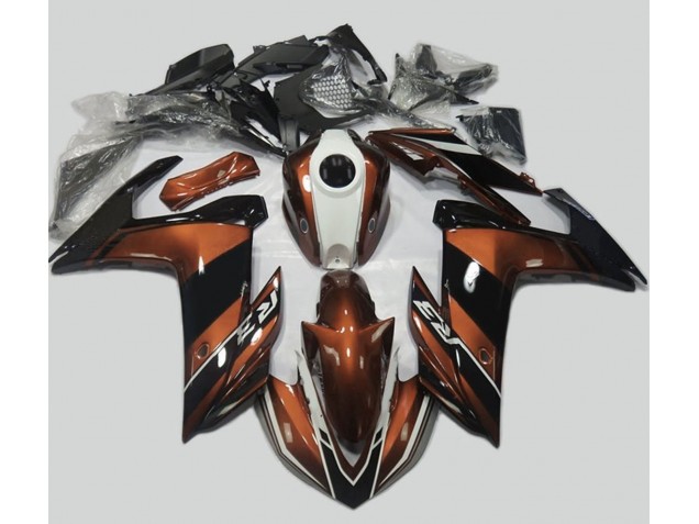 15-18 Orange & Schwarz Glänzend R3 Motorrad Verkleidung