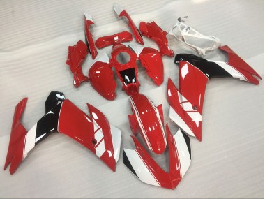 15-18 Rot & Glänzend Weiß R3 Motorrad Verkleidung