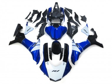 15-19 Weiß & Blau R1 Motorrad Verkleidung
