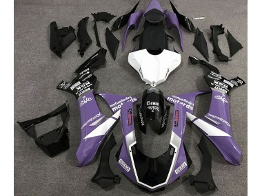 15-19 Glanz Lila Logo-Stil R1 Motorrad Verkleidung