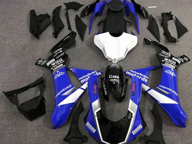 15-19 Glänzend Blau Logo-Stil R1 Motorrad Verkleidung