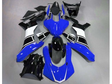 15-19 Glänzend Blau Weiß & Schwarz R1 Motorrad Verkleidung