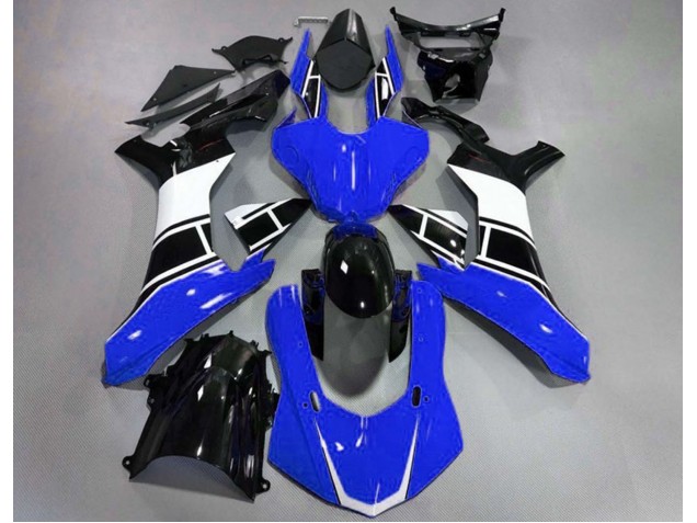 15-19 Glänzend Blau Weiß & Schwarz R1 Motorrad Verkleidung