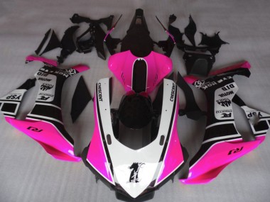 15-19 Glanzrosa & Weiß R1 Motorrad Verkleidung