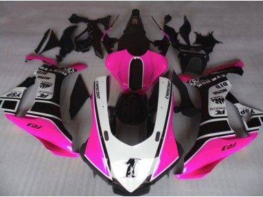 15-19 Glanzrosa & Weiß R1 Motorrad Verkleidung