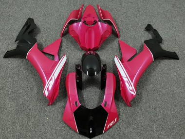 15-19 Hot Pink & Schwarz R1 Motorrad Verkleidung