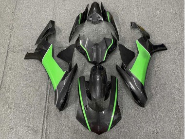 15-19 Kohlefaser & Grün R1 Motorrad Verkleidung