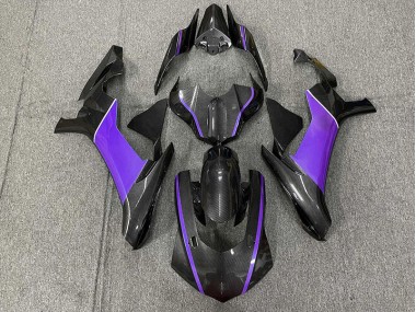15-19 Kohlefaser & Lila R1 Motorrad Verkleidung