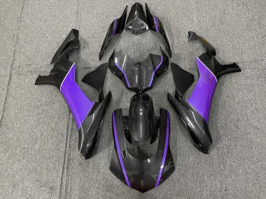 15-19 Kohlefaser & Lila R1 Motorrad Verkleidung