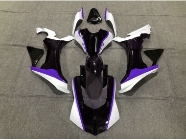 15-19 Lila-Schwarz-Weiß R1 Motorrad Verkleidung