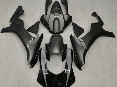 15-19 Matt Schwarz & Grau R1 Motorrad Verkleidung