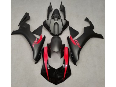 15-19 Matt Schwarz & Perlrot R1 Motorrad Verkleidung