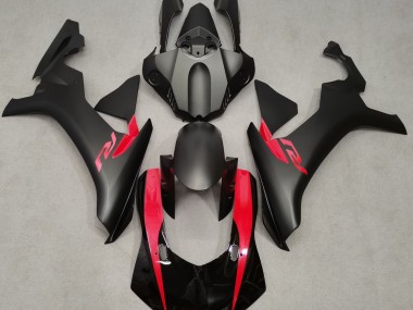 15-19 Matt Schwarz & Perlrot R1 Motorrad Verkleidung