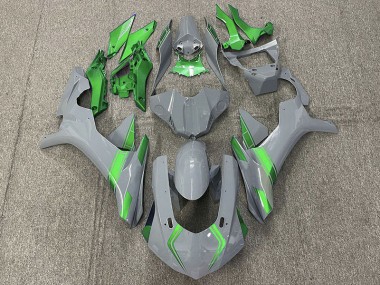 15-19 Nardo Grau & Grüne Akzente R1 Motorrad Verkleidung