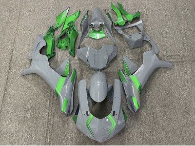 15-19 Nardo Grau & Grüne Akzente R1 Motorrad Verkleidung