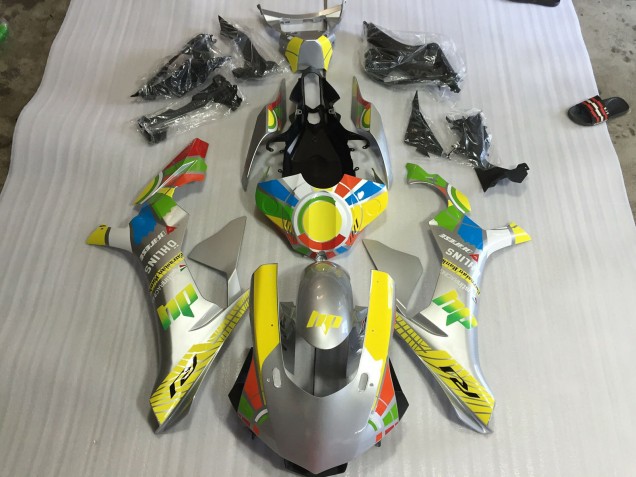 15-19 Silber R1 Motorrad Verkleidung