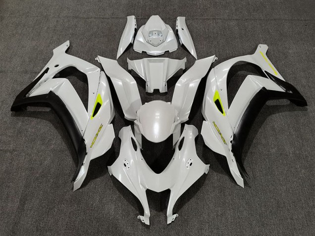 16-19 Dunkelperlweiß ZX10R Motorrad Verkleidung 16-19 Dunkelperlweiß ZX10R Motorrad Verkleidung