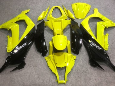16-19 Glänzendes Gelb & Schwarz ZX10R Motorrad Verkleidung