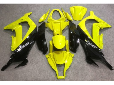16-19 Glänzendes Gelb & Schwarz ZX10R Motorrad Verkleidung