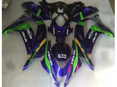 16-19 Lilagrün & Glanz ZX10R Motorrad Verkleidung