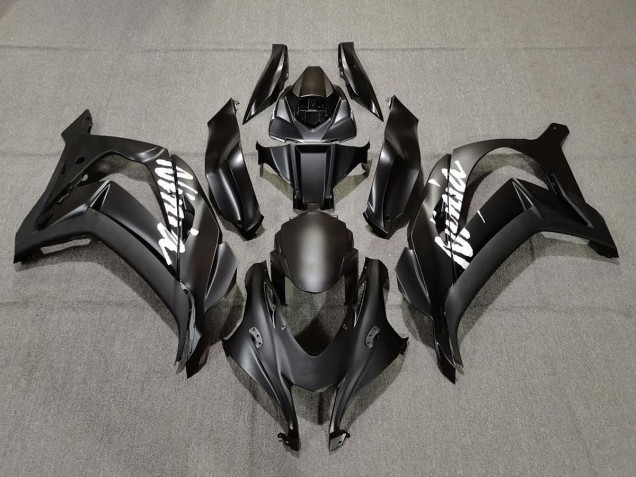 16-19 Matt Schwarz Mit Weiß ZX10R Motorrad Verkleidung 16-19 Matt Schwarz Mit Weiß ZX10R Motorrad Verkleidung