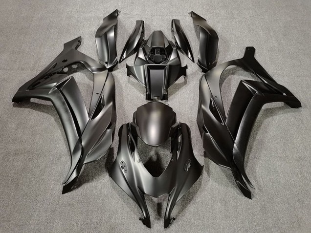16-19 Matt Schwarz ZX10R Motorrad Verkleidung