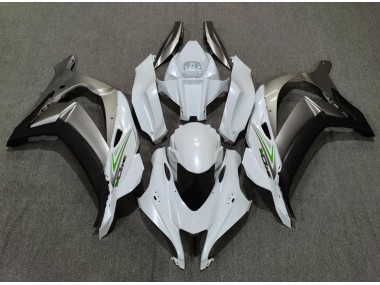16-19 Perlweiß & Silber ZX10R Motorrad Verkleidung