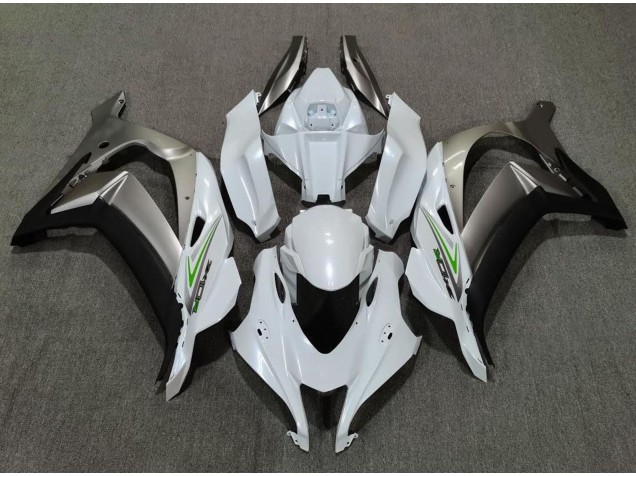 16-19 Perlweiß & Silber ZX10R Motorrad Verkleidung
