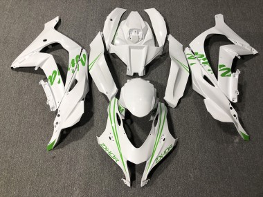 16-19 Perlgrün Weiß Kawi ZX10R Motorrad Verkleidung
