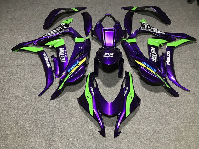 16-19 Perlviolett Trickstar ZX10R Motorrad Verkleidung 16-19 Perlviolett Trickstar ZX10R Motorrad Verkleidung