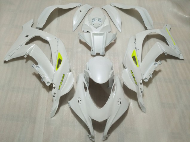 16-19 Perlweiss ZX10R Motorrad Verkleidung 16-19 Perlweiss ZX10R Motorrad Verkleidung
