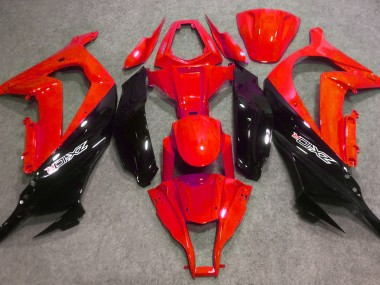 16-19 Rot Glänzend & Schwarz ZX10R Motorrad Verkleidung