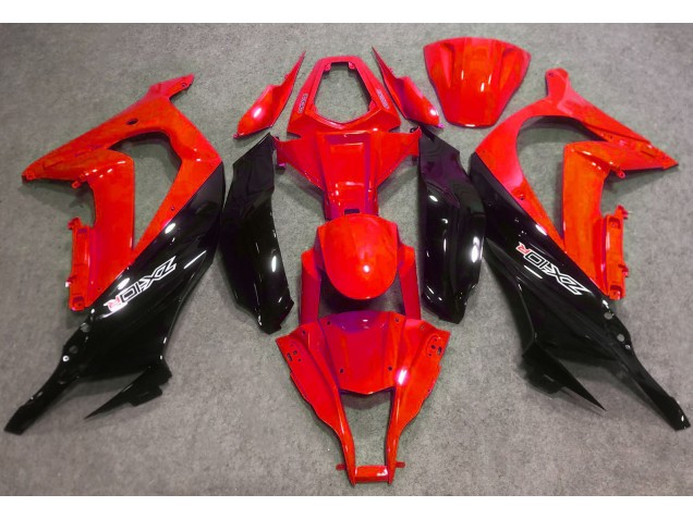 16-19 Rot Glänzend & Schwarz ZX10R Motorrad Verkleidung