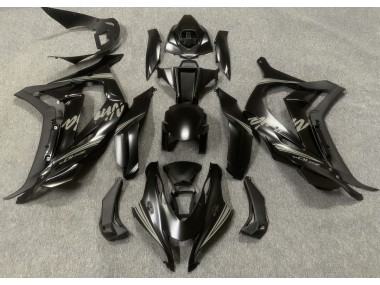 16-19 Satinschwarz & Grau ZX10R Motorrad Verkleidung