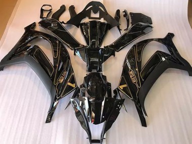 16-19 Schwarz & Gold ZX10R Motorrad Verkleidung