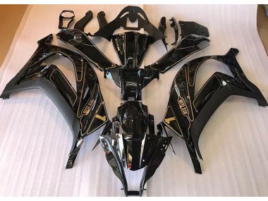 16-19 Schwarz & Gold ZX10R Motorrad Verkleidung