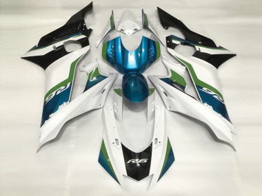 17-21 Hellblau & Glänzend Weiß R6 Motorrad Verkleidung
