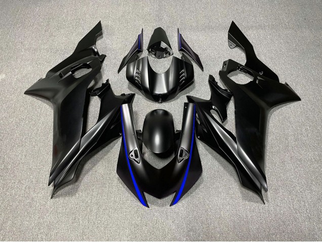 17-21 Matt Schwarze & Blaue Akzente R6 Motorrad Verkleidung 17-21 Matt Schwarze & Blaue Akzente R6 Motorrad Verkleidung