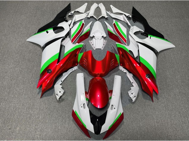 17-21 Rot & Grün Glänzend R6 Motorrad Verkleidung 17-21 Rot & Grün Glänzend R6 Motorrad Verkleidung