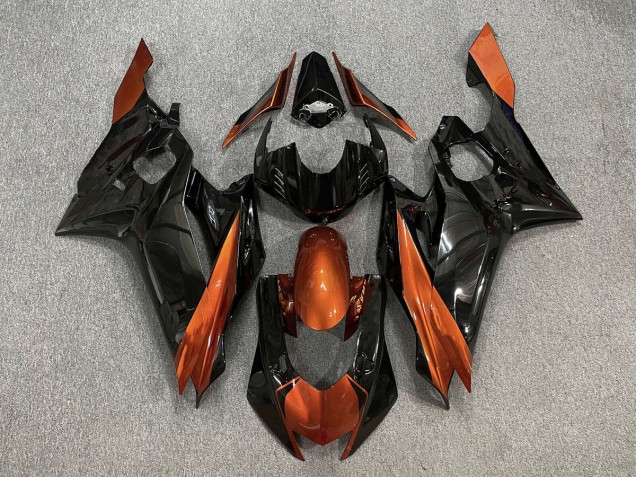 17-21 Schwarz Glänzend & Gebranntes Orange R6 Motorrad Verkleidung 17-21 Schwarz Glänzend & Gebranntes Orange R6 Motorrad Verkleidung