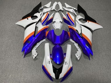 17-21 Tiefes Blau & Orange R6 Motorrad Verkleidung