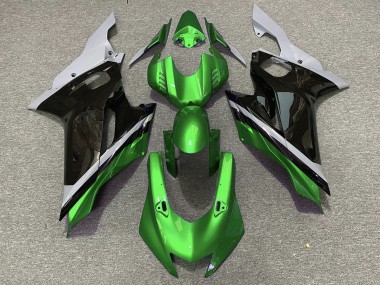 17-21 Zement Schwarz & Grün R6 Motorrad Verkleidung