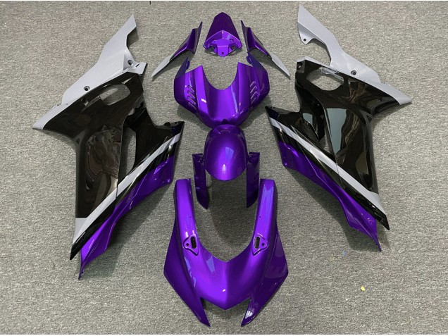 17-21 Zement Schwarz & Lila R6 Motorrad Verkleidung 17-21 Zement Schwarz & Lila R6 Motorrad Verkleidung