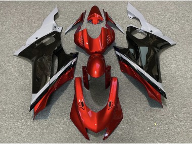 17-21 Zement Schwarz & Rot R6 Motorrad Verkleidung