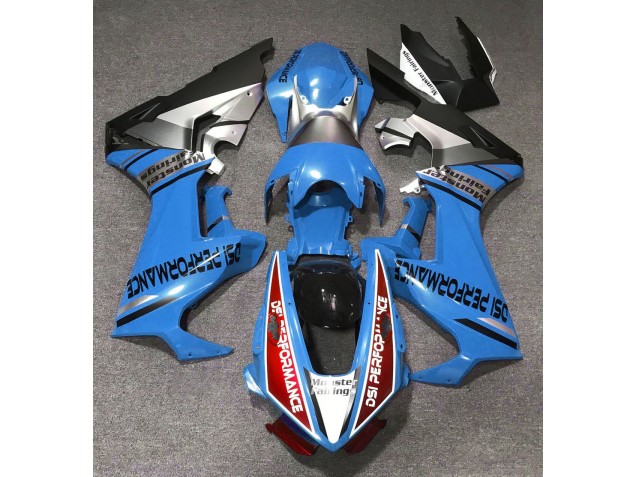17-23 Glänzend Blau & Rot CBR1000RR Motorrad Verkleidung